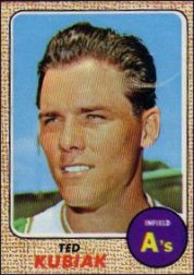 1968 Topps Baseball Cards      079      Ted Kubiak RC